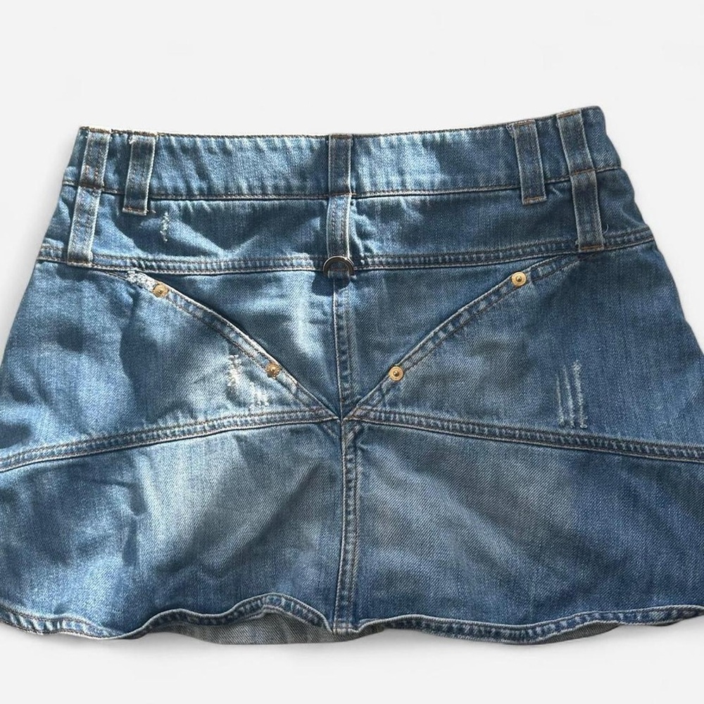 Roberto Cavalli Blue Denim Mini Skirt - Picture 3 of 3